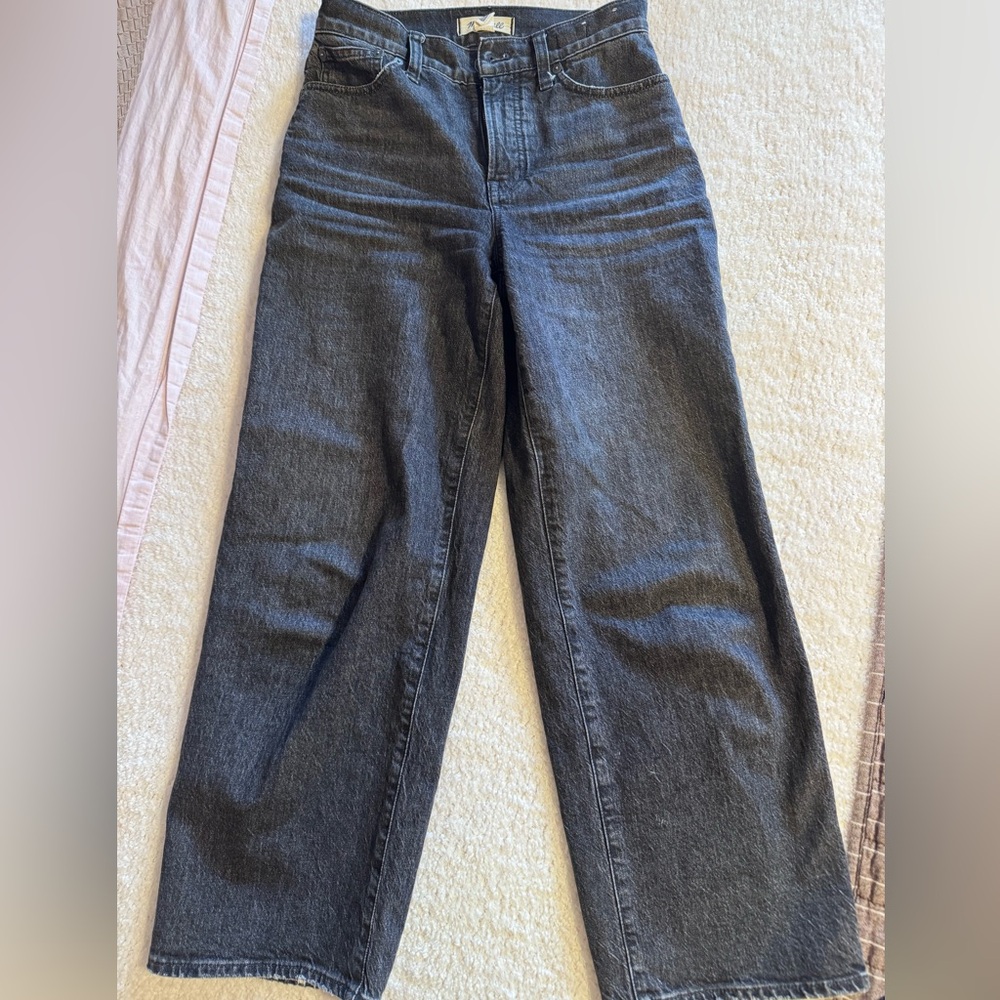 Madewell perfect vintage wide leg jeans 25